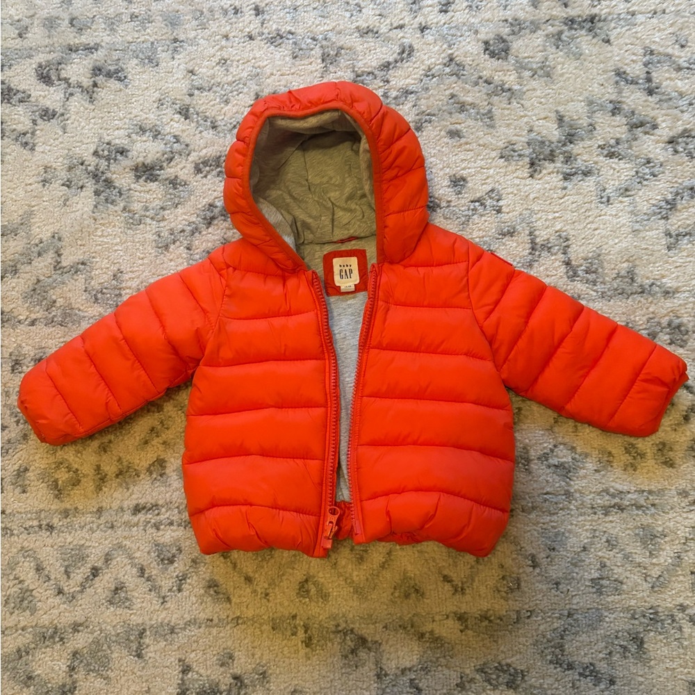 GAP Baby Bright Orange Jacket